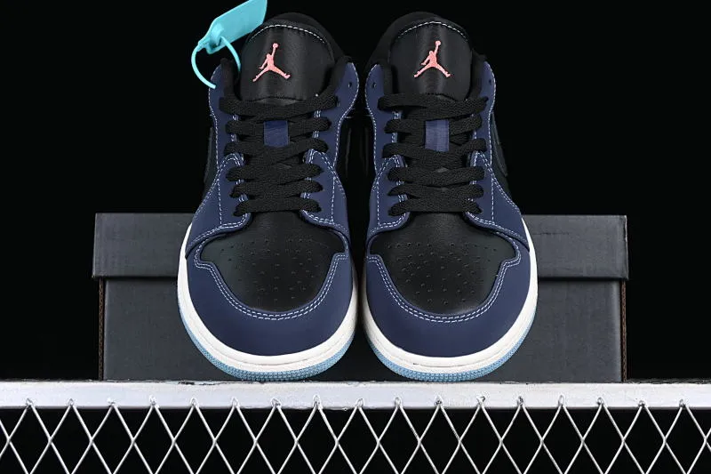 All categories Air Jordan Jordan series basketball shoes Air Jordan 1 Low Z version Air Jordan 1 Low AJ1 Joe 1 black, blue and white low-top cultural casual sneakers FJ5478-010